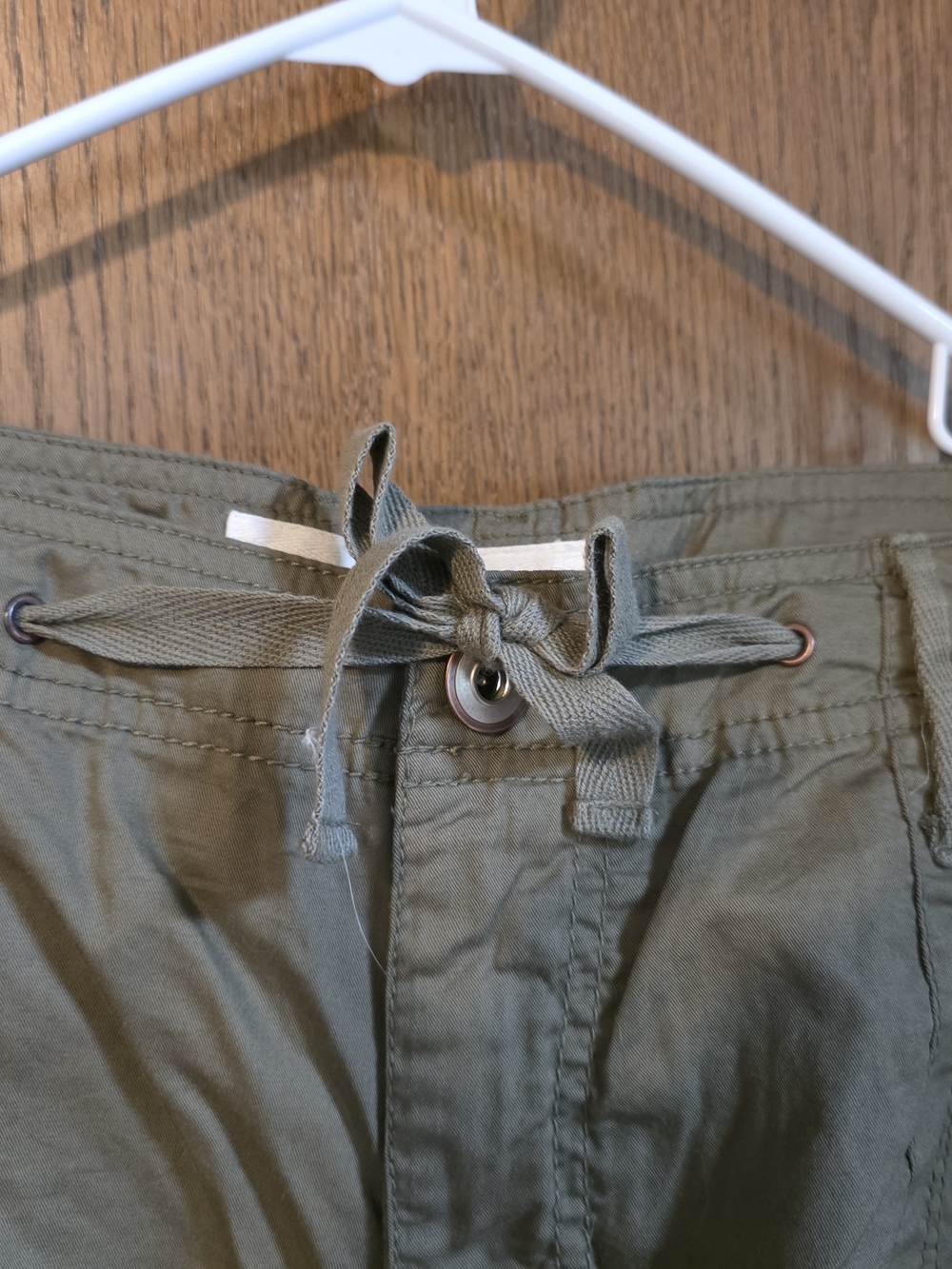 Fashion Bug Women's Olive Green Cargo Shorts - Picture 4 of 8